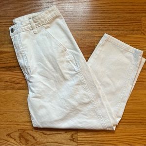 Blank NYC white crop jeans size 31